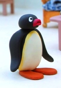 Pingu graaft een gat